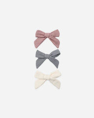 Quincy Mae Bow w/Clip Set of 3 - Multiple Options