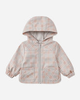 Quincy Mae Rain Coat, Blue Plaid