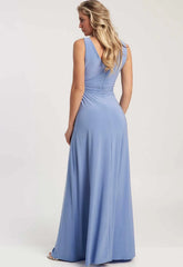Revie London Blue Liana Maxi Dress