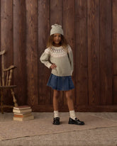 Rylee + Cru Fair Isle Sweater, Sage