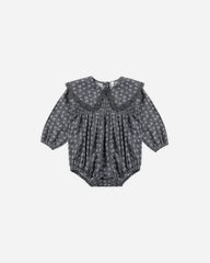 Rylee + Cru Fern Romper, Heart Ditsy