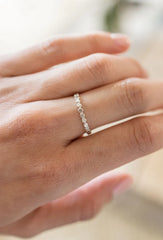 The Land of Salt Coin Hammered Disc Stacking Ring - Multiple Options