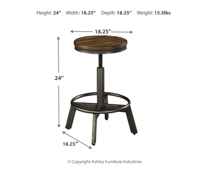 Torjin Swivel Stool