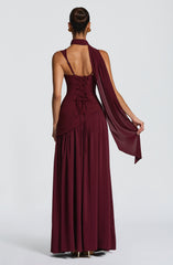 Tullulah Maxi Dress - Cherry Lacquer