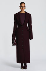 Ursula Coat - Plum