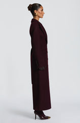Ursula Coat - Plum