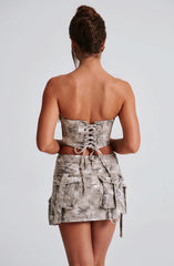 Yasie Corset - Camo Print