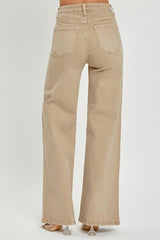 Hazel Blues® | RISEN Tummy Control High Rise Wide Leg Jeans