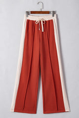 Hazel Blues® |  Drawstring Contrast Wide Leg Pants