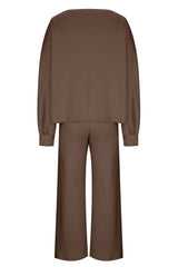 Hazel Blues® |  Round Neck Long Sleeve Top and Pants Set