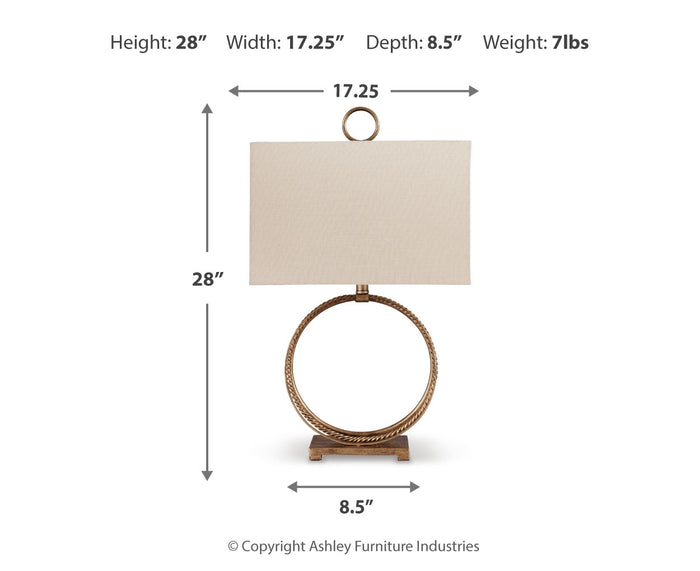 Mahala Metal Table Lamp