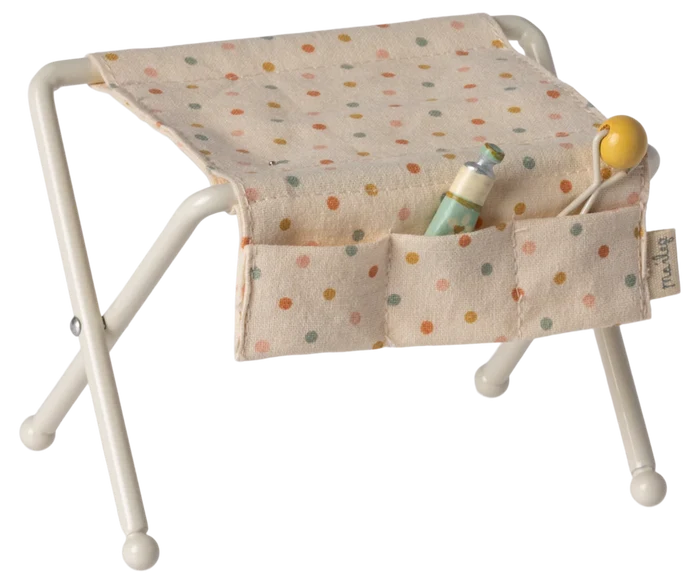 Maileg Nursery Table, Baby Mouse, Off White