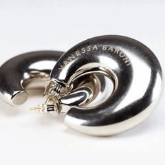 Moon Earring Silver