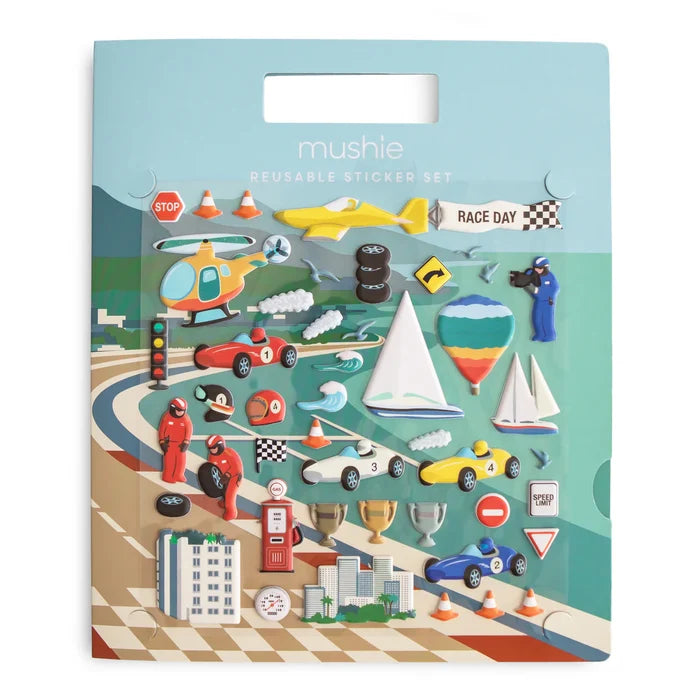 Mushie Reusable Sticker Set - Multiple Options