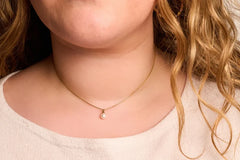 Nikki Smith Designs Pearl Necklace, Gold
