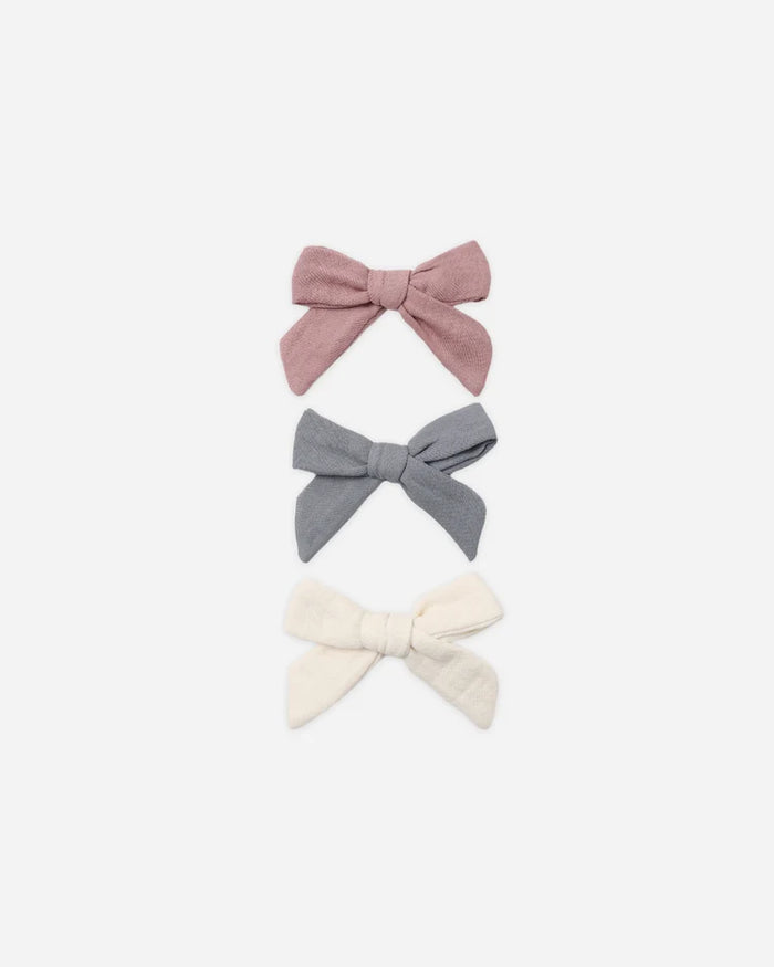 Quincy Mae Bow w/Clip Set of 3 - Multiple Options