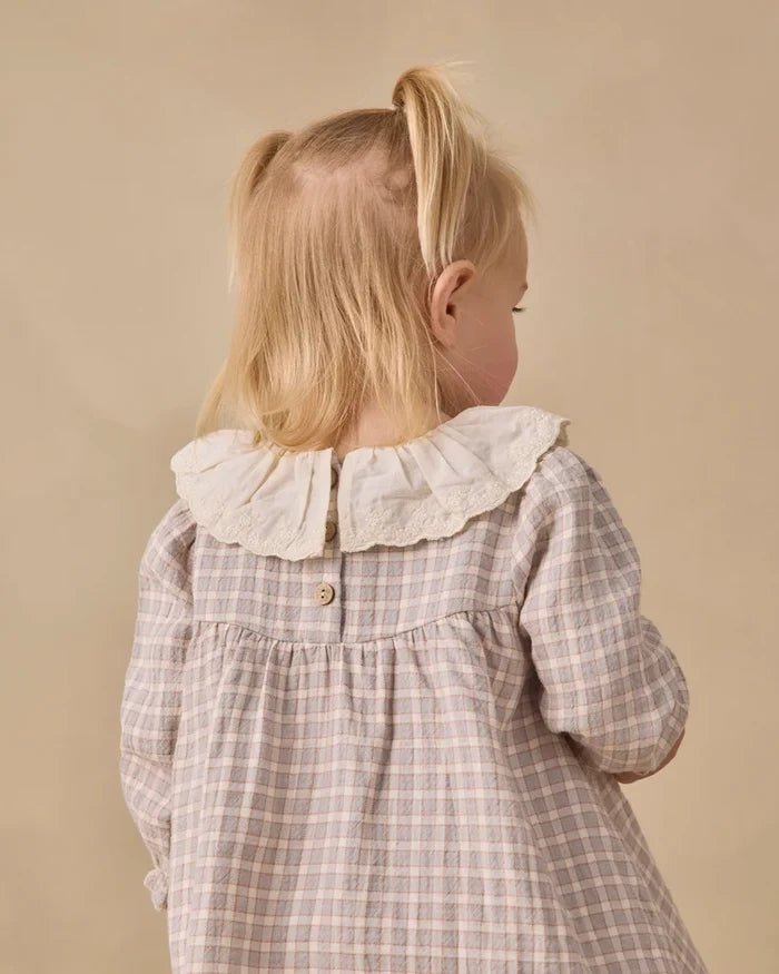 Quincy Mae Callie Dress, Blue Gingham