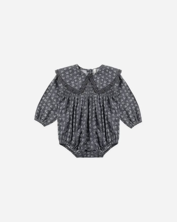 Rylee + Cru Fern Romper, Heart Ditsy