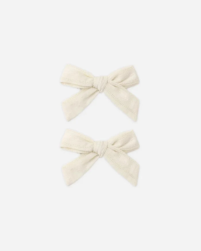 Rylee + Cru Set of 2 Bows, Natural