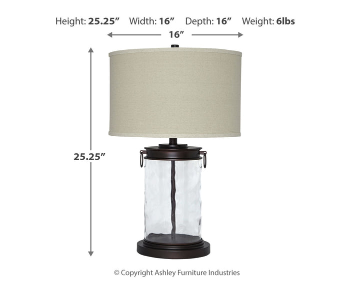Tailynn Glass Table Lamp