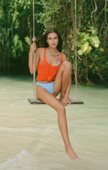 Z Supply Perch Sweater Tank, Tiger Lily Heather
