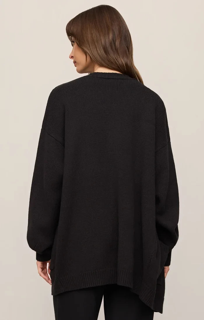 Z Supply Sanborn Open Cardigan, Black